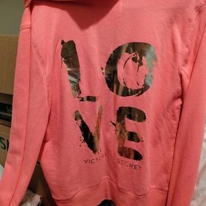 Victoria Secret angel, love full zip sweatshirt
